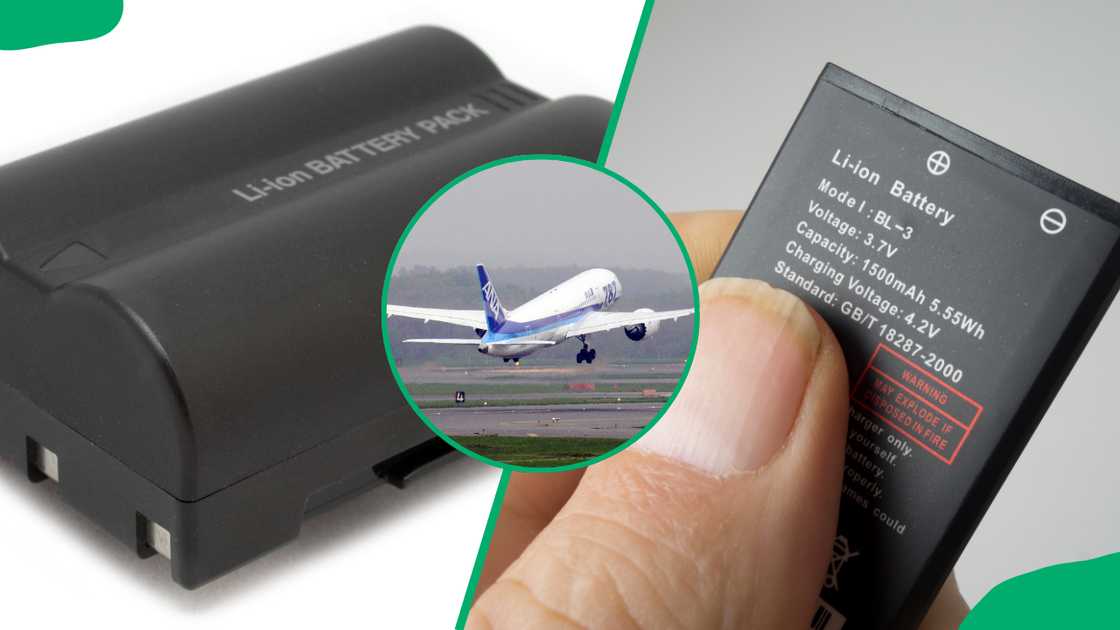 Rechargeable batteries and a plane Rechargeable batteries and a plane