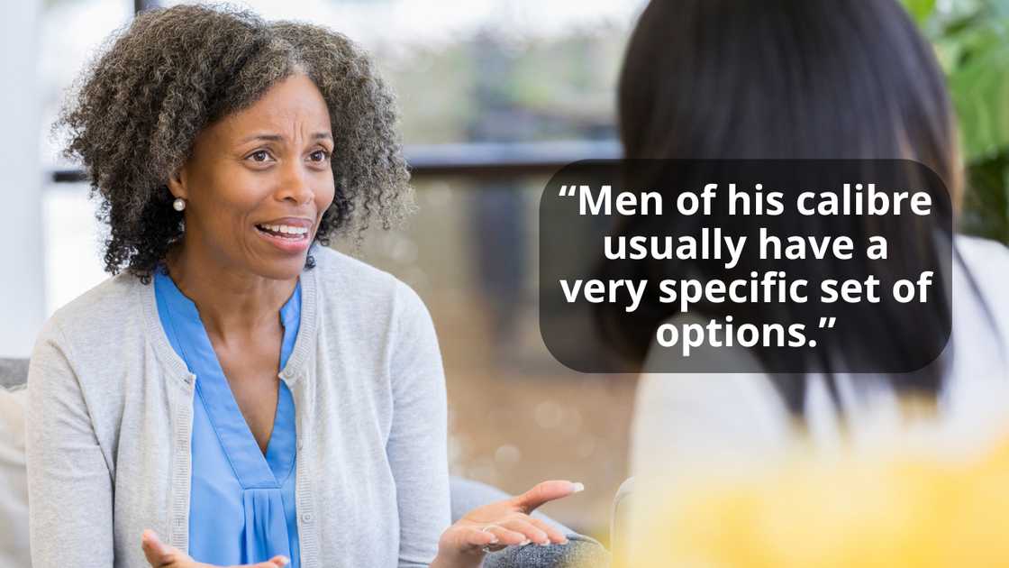 A mother talking with her daughter A mother talking with her daughter