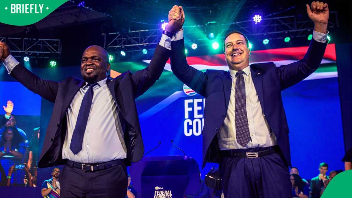 Solly Msimanga and Geordin Hill-Lewis