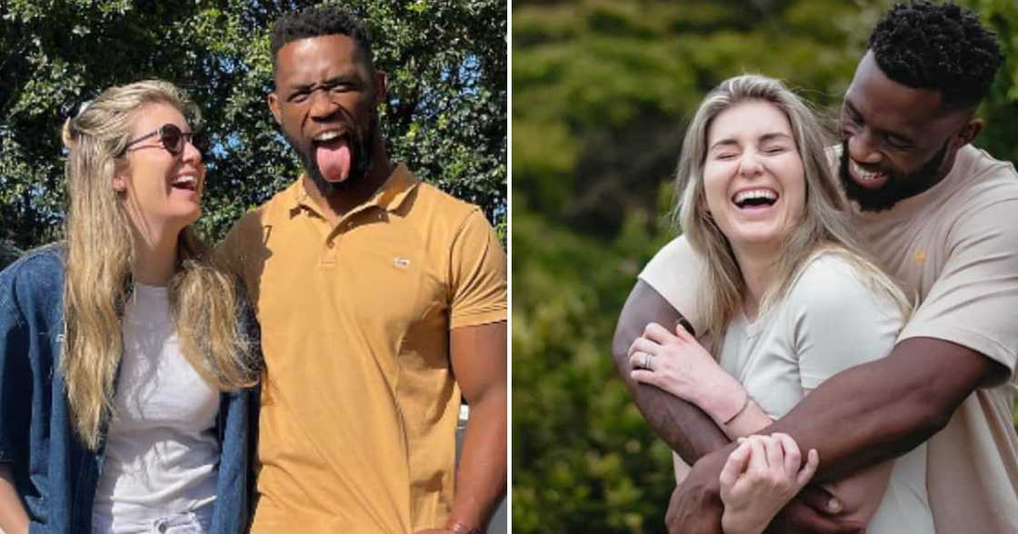 Rachel and Siya Kolisi have the cutest relationship