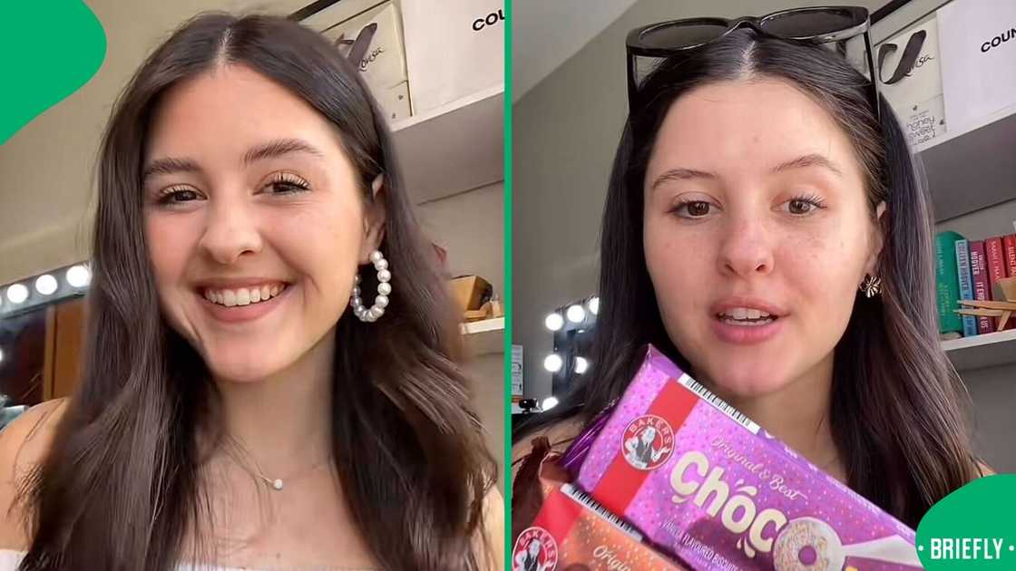 A woman in Port Elizabeth tried the beloved Bakers' Biscuits that have returned to the shelves. A woman in Port Elizabeth tried the beloved Bakers' Biscuits that have returned to the shelves.