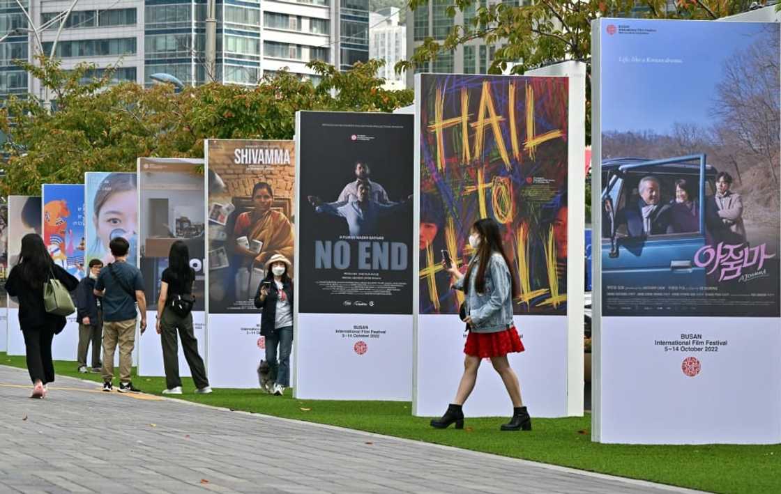 Movie stars, directors and fans descended on South Korea's port town of Busan Wednesday as Asia's largest film festival returned at full power post-pandemic