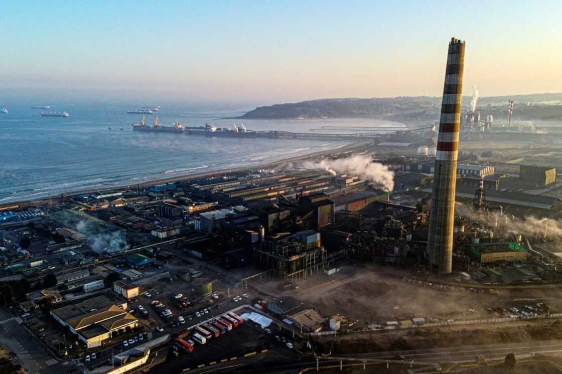 An aerial view of the Codelco company copper smelter in Puchuncavi, Valparaiso region, Chile, is seen June 18, 2022