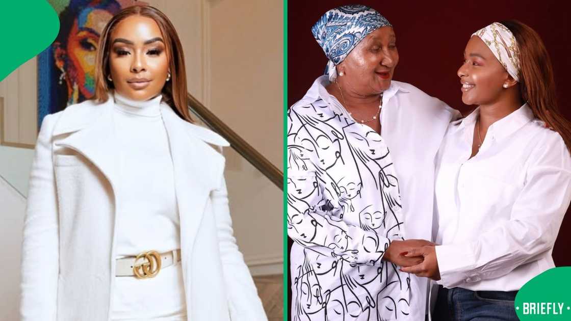 Boity Thulo celebrated her grandmother's birthday Boity Thulo celebrated her grandmother's birthday