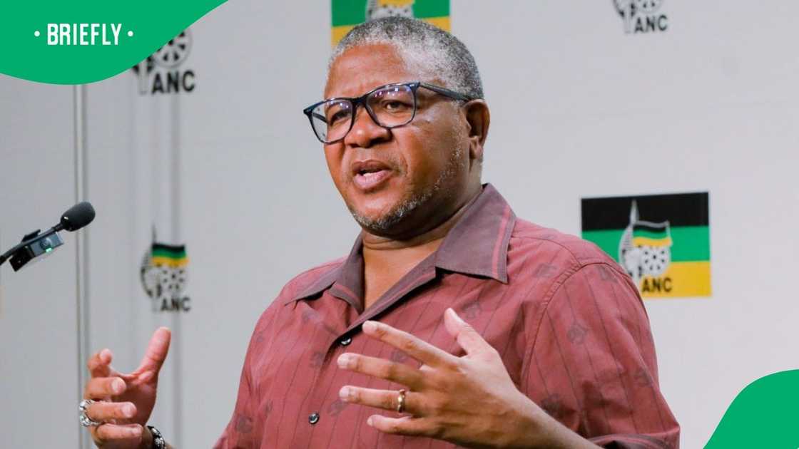 Fikile Mbalula updated the media on the outcomes of the National Working Committee of the ANC Fikile Mbalula updated the media on the outcomes of the National Working Committee of the ANC