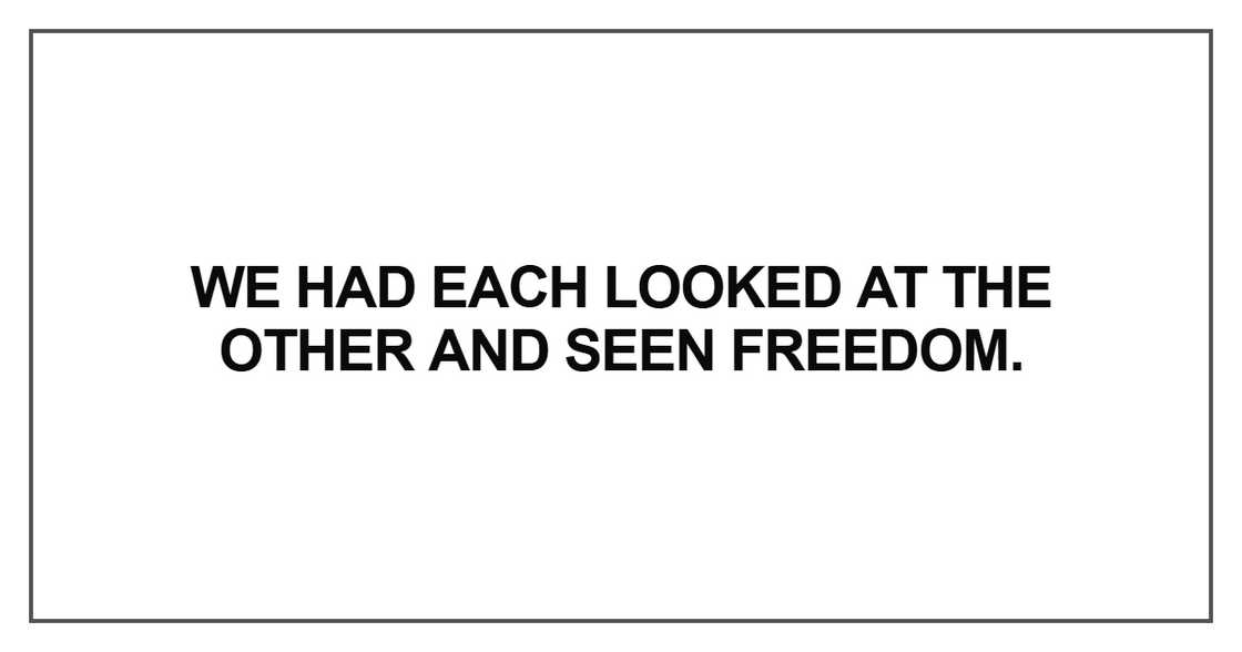 We had each looked