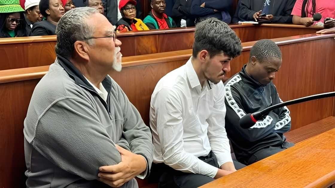 Zacharia Olivier, Rudolph De Wet and William Musora were arrested for murder