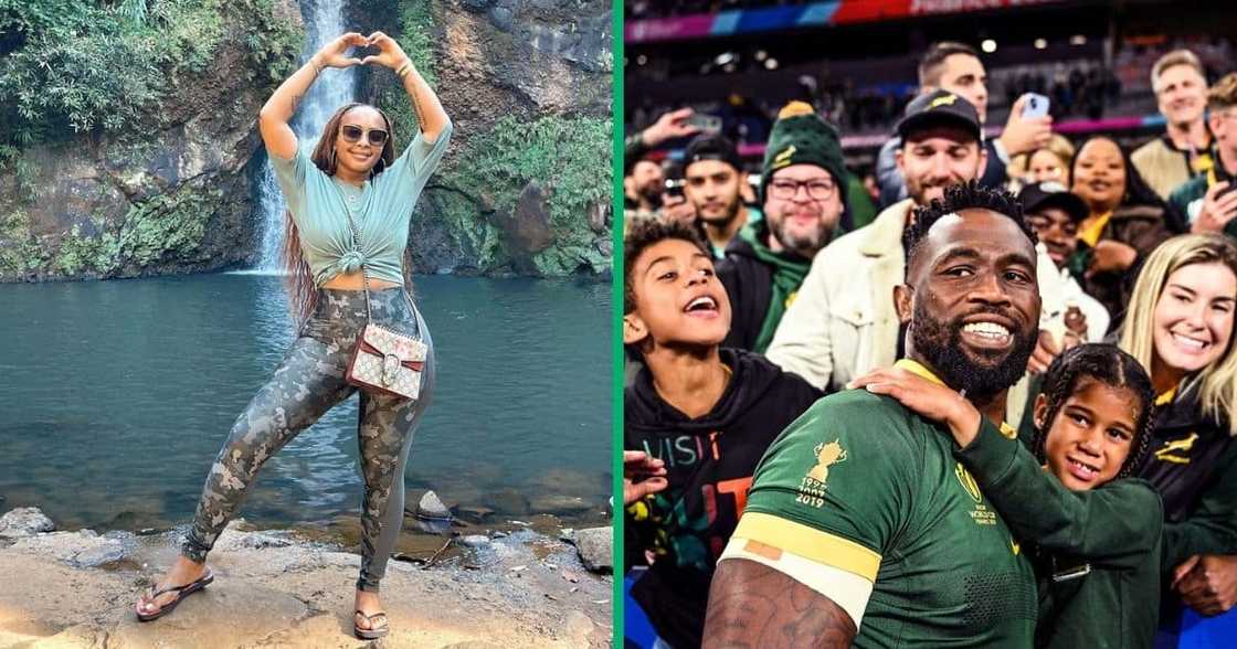 Boity Thulo celebrated the Springboks 29-28 win against France