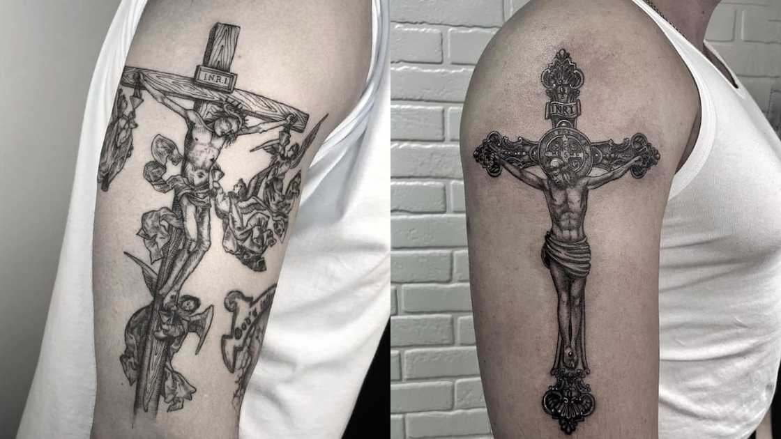 Crucifixion tattoo Crucifixion tattoo