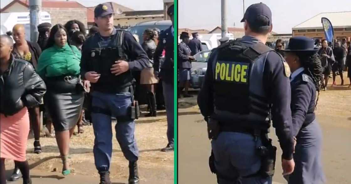 handsome SAPS police officer handsome SAPS police officer