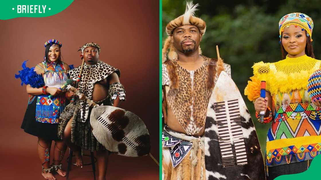 Zulu traditional wedding attire for couples Zulu traditional wedding attire for couples