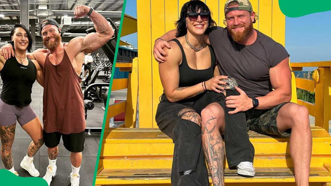 Australian wrestling couple Buddy Matthews and Rhea Ripley Australian wrestling couple Buddy Matthews and Rhea Ripley