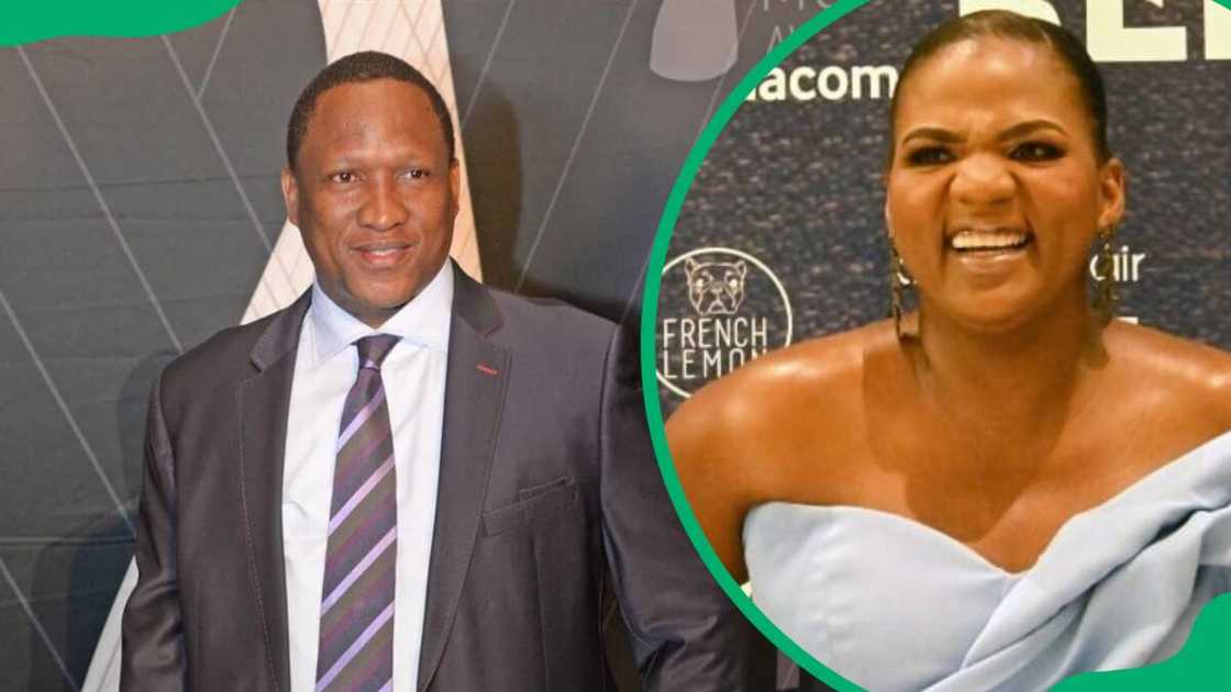 Sbu Mpisane and his ex-wife MaMkhize Sbu Mpisane and his ex-wife MaMkhize