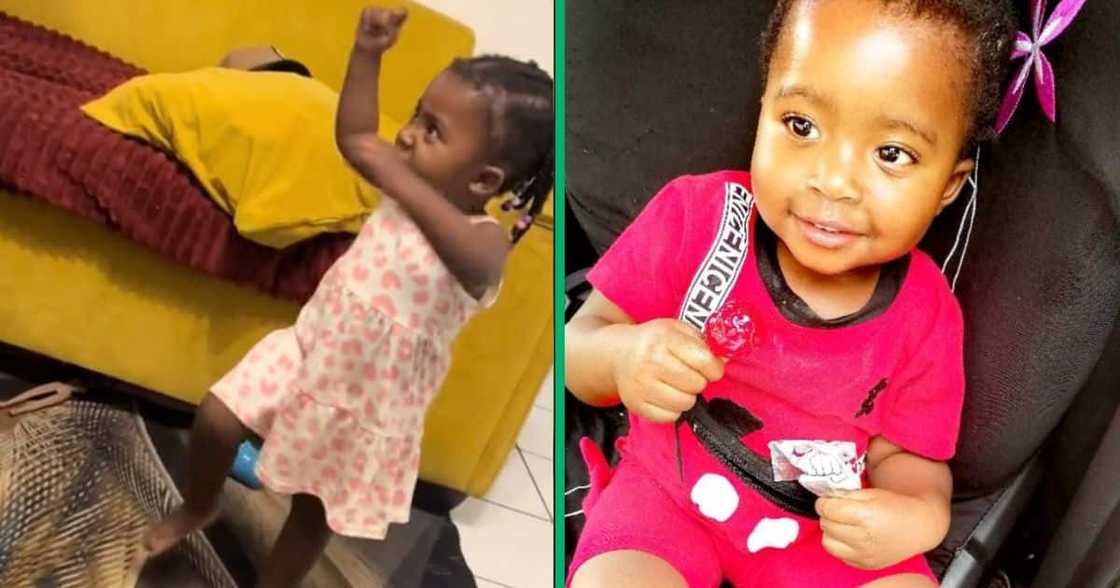 Woman shares cute video of her husband and daughter. Woman shares cute video of her husband and daughter.