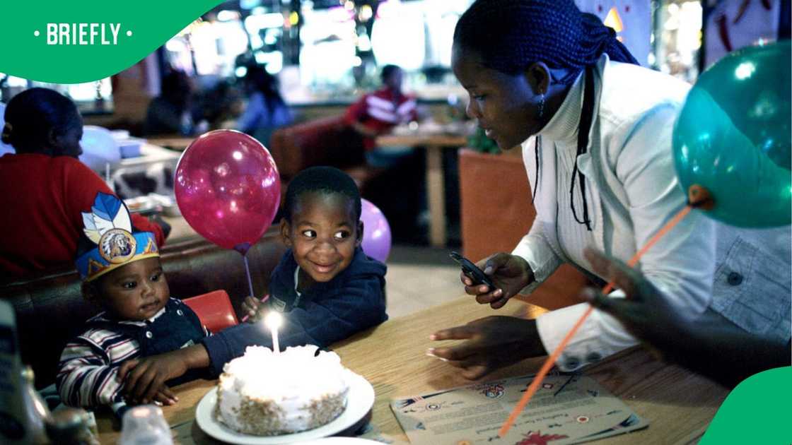 A picture of a toddler's birthday party at Spur restaurant A picture of a toddler's birthday party at Spur restaurant