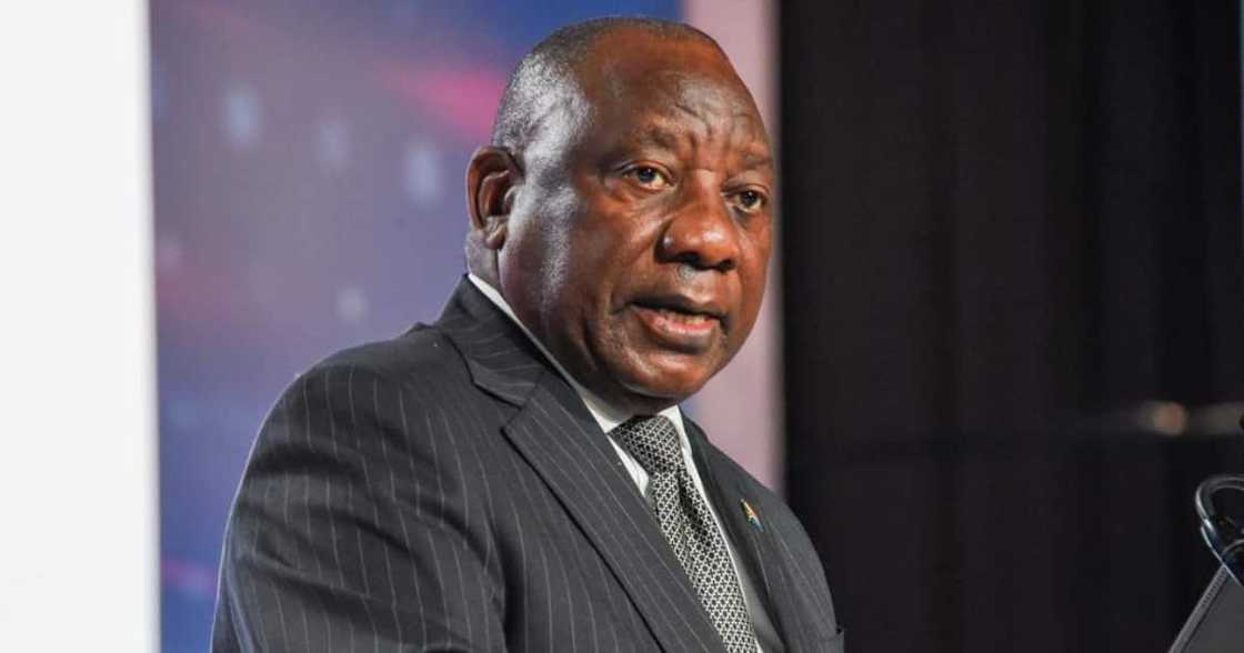 South African president Cyril Ramaphosa South African president Cyril Ramaphosa