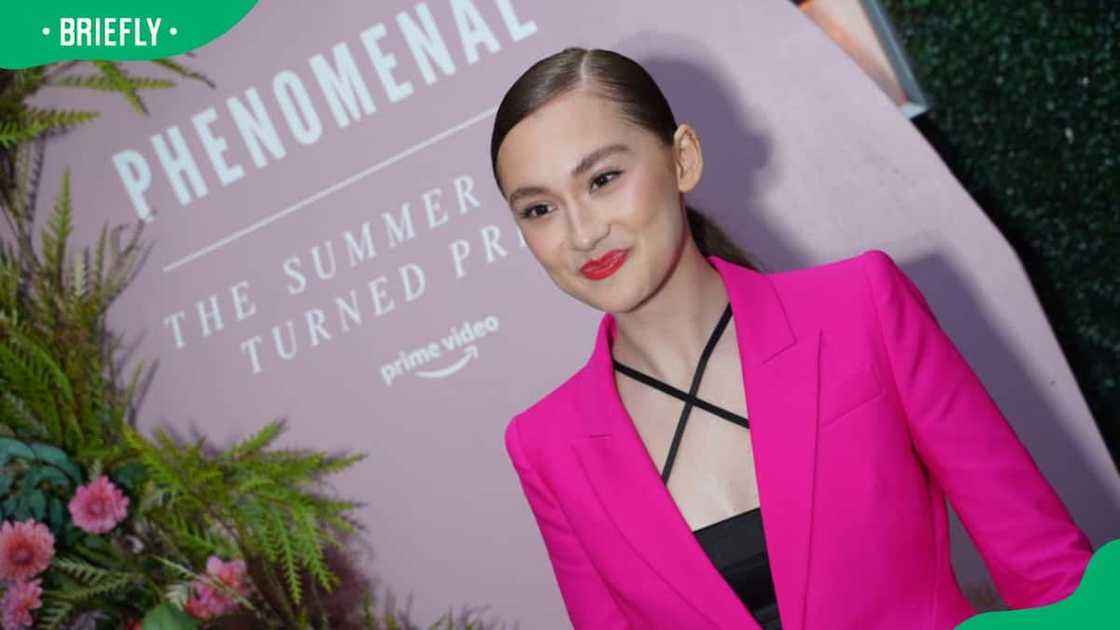 Model Lola Tung during a cocktail party with women in media and entertainment for the launch of Prime Video's The Summer I Turned Pretty Model Lola Tung during a cocktail party with women in media and entertainment for the launch of Prime Video's The Summer I Turned Pretty
