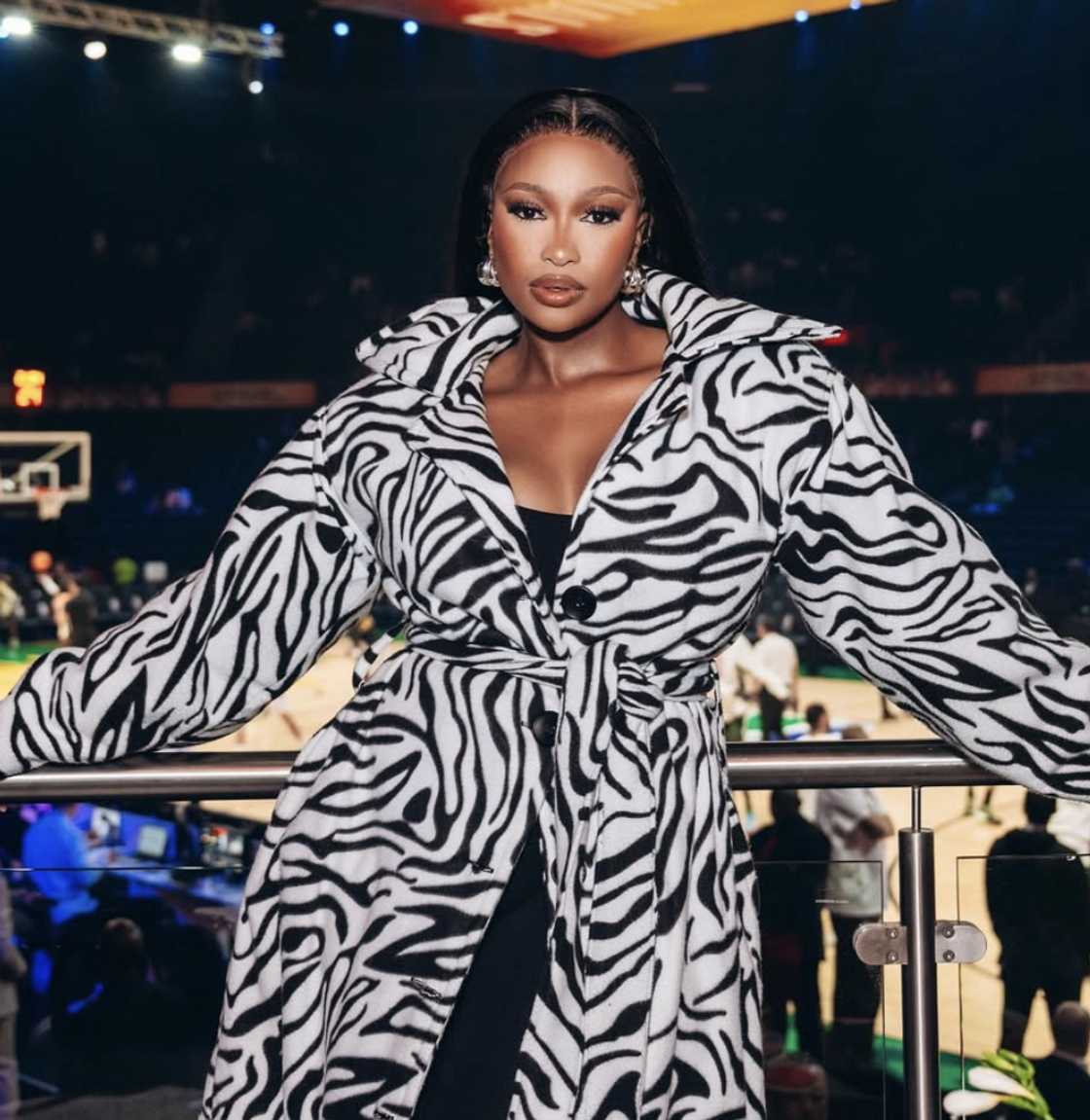 Fans were mesmerised by Zola Nombona's natural beauty