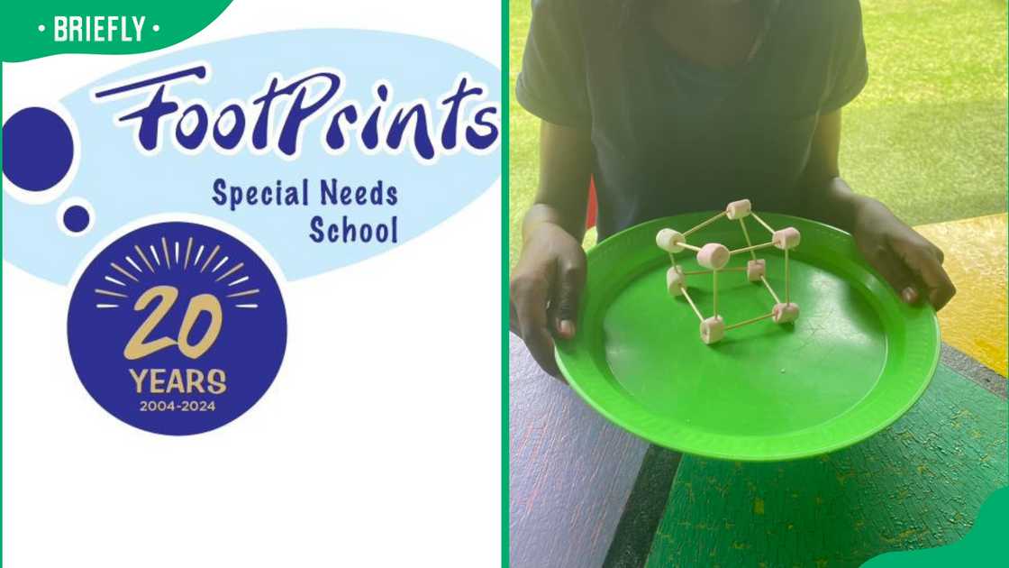 Footprints logo and student creation Footprints logo and student creation