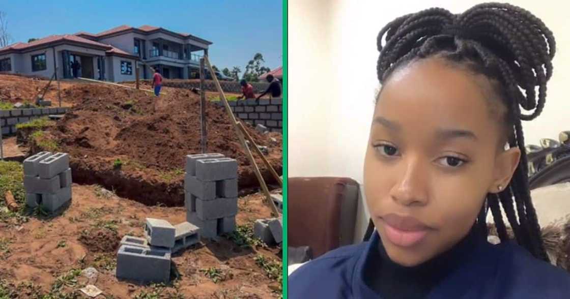 woman shows village mansion woman shows village mansion