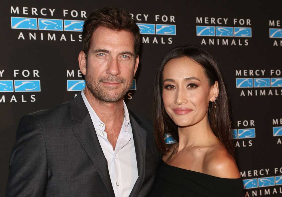 Actors Dylan McDermott and Maggie Q