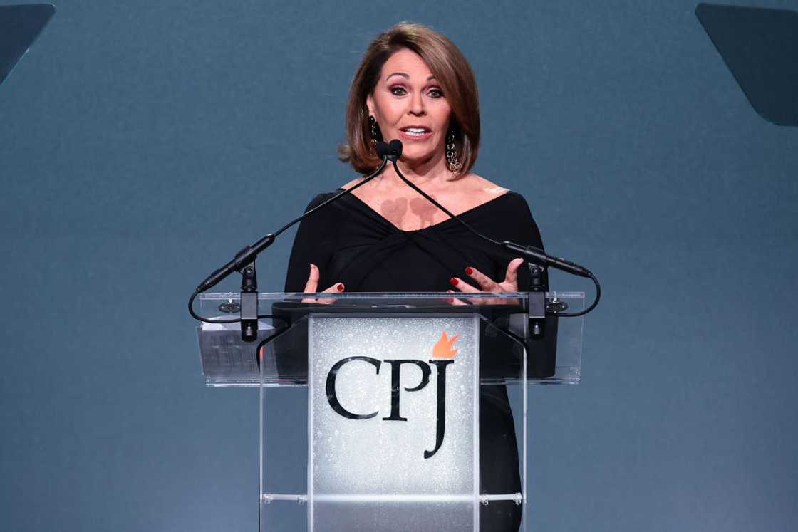 María Elena Salinas at Glasshouses on 17 November 2022 in New York City. María Elena Salinas at Glasshouses on 17 November 2022 in New York City.