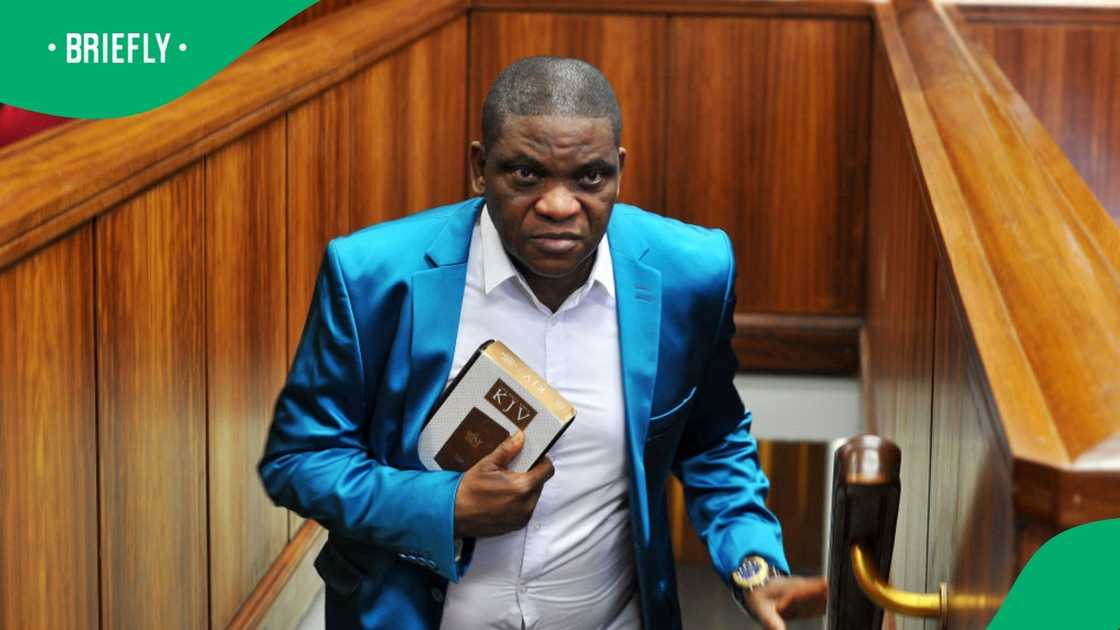Tim Omotoso filed an application to overturn Home Affairs' declaration of him as a prohibited person Tim Omotoso filed an application to overturn Home Affairs' declaration of him as a prohibited person