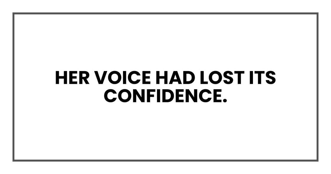 Zainabu calls again. Zainabu calls again.