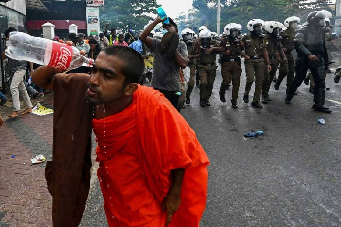 President Ranil Wickremesinghe has clamped down on protests since assuming power