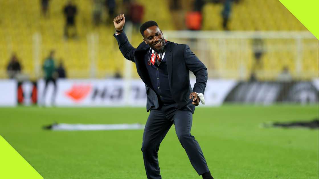 Austin Jay-Jay Okocha during a match between his former clubs Fenerbahce and Eintracht Frankfurt. Austin Jay-Jay Okocha during a match between his former clubs Fenerbahce and Eintracht Frankfurt.