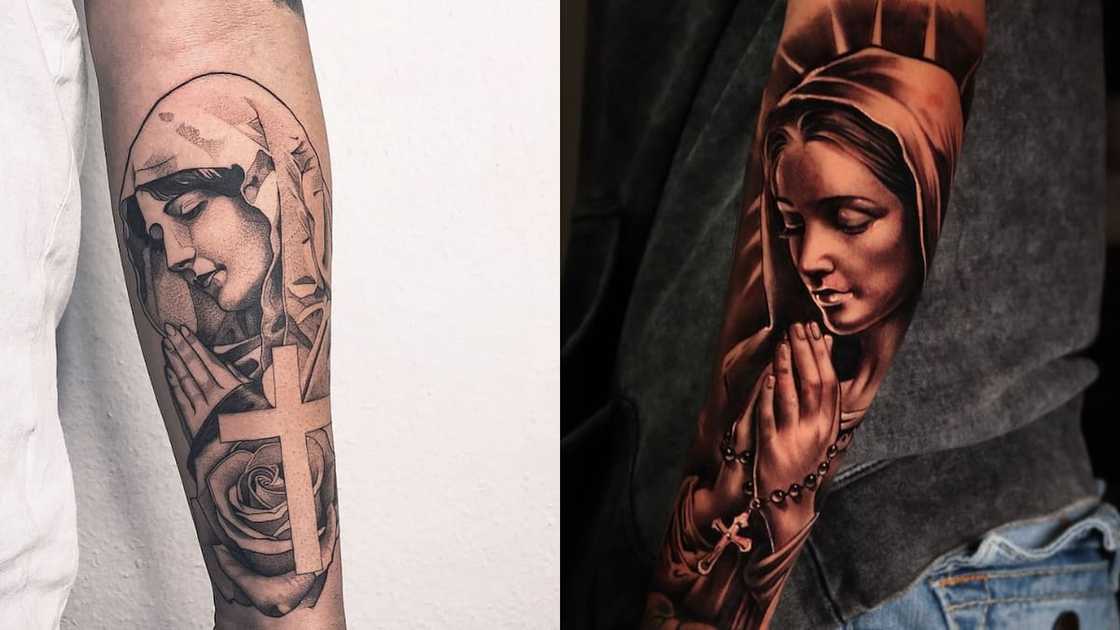 A praying woman A praying woman