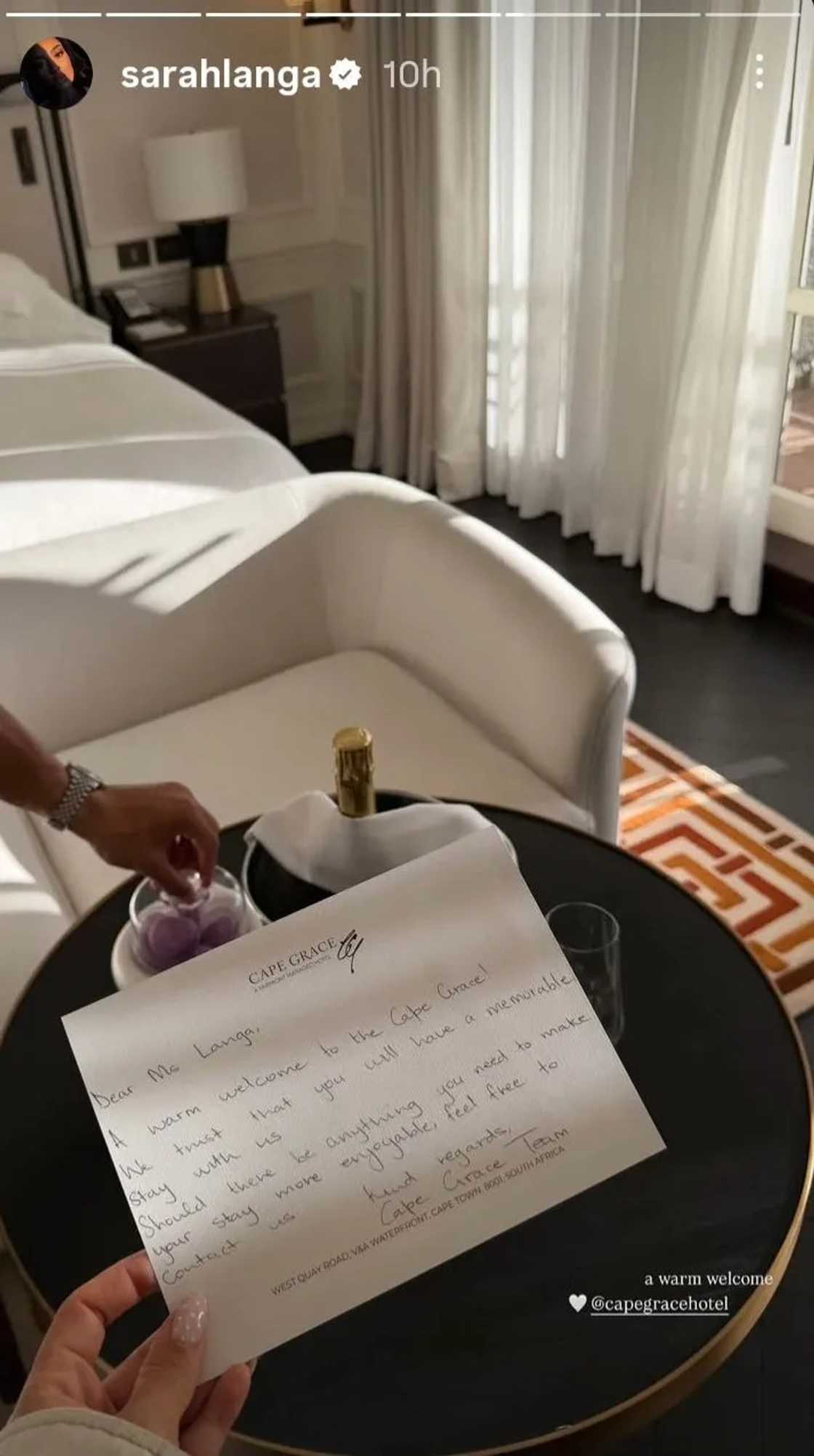 Sacha Feinberg-Mngomezulu and Sarah Langa baecation in Cape Town