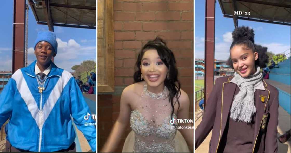 TikTok user @thatonkosii shared the awesome video showing multiple students before and after TikTok user @thatonkosii shared the awesome video showing multiple students before and after