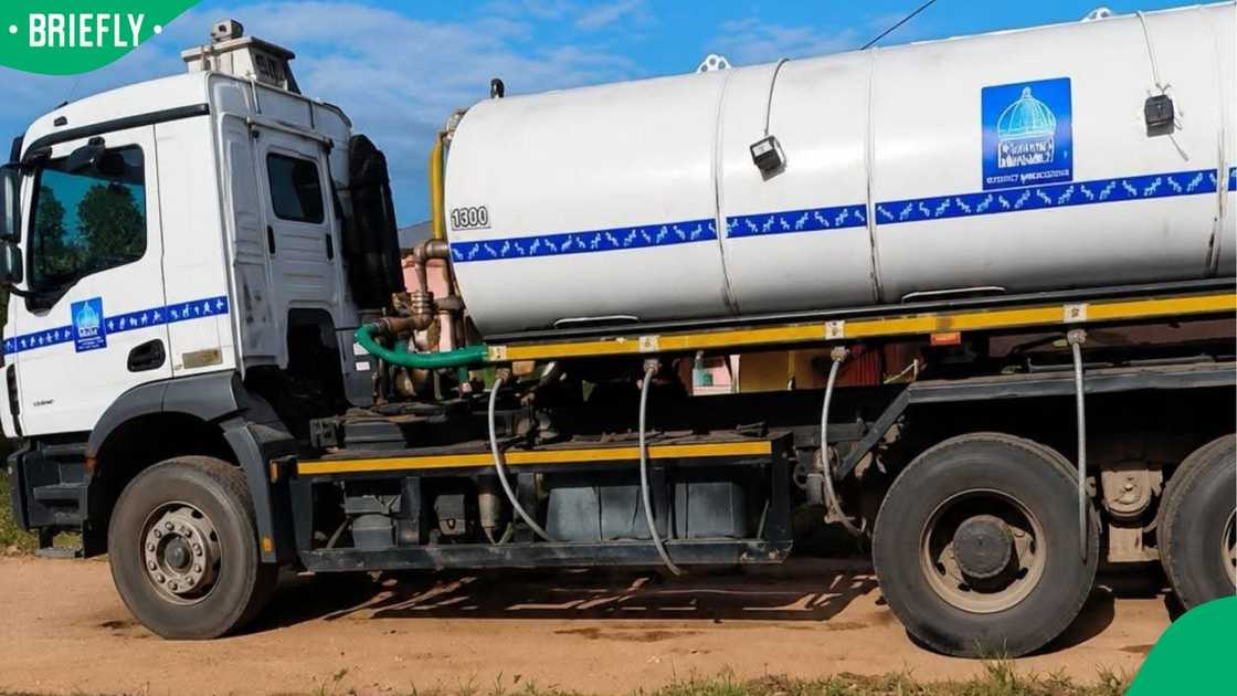 The water tanker involved in the incident