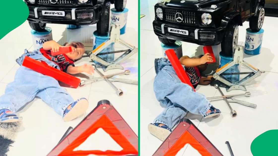 A TikTok user left many social media users rolling in laughter after sharing a video of her son A TikTok user left many social media users rolling in laughter after sharing a video of her son