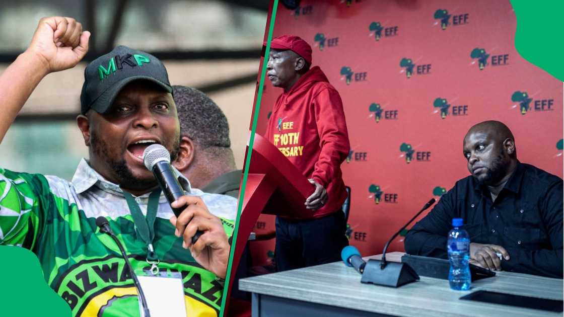The Secretary General of the MK Party Floyd Shivambu said he was the EFF founder The Secretary General of the MK Party Floyd Shivambu said he was the EFF founder