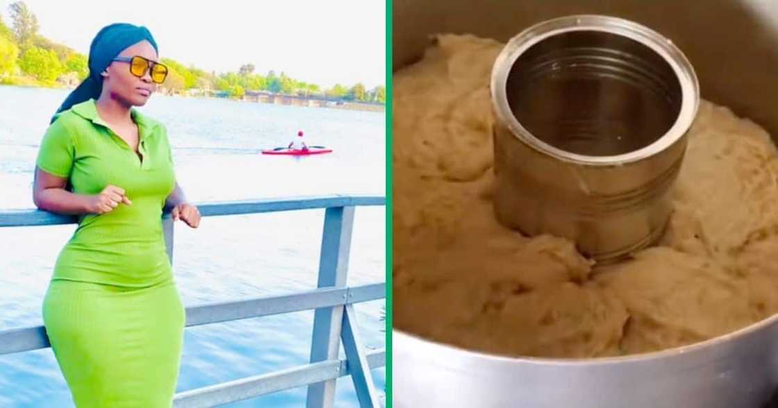Young woman shares can dombolo recipe. Young woman shares can dombolo recipe.