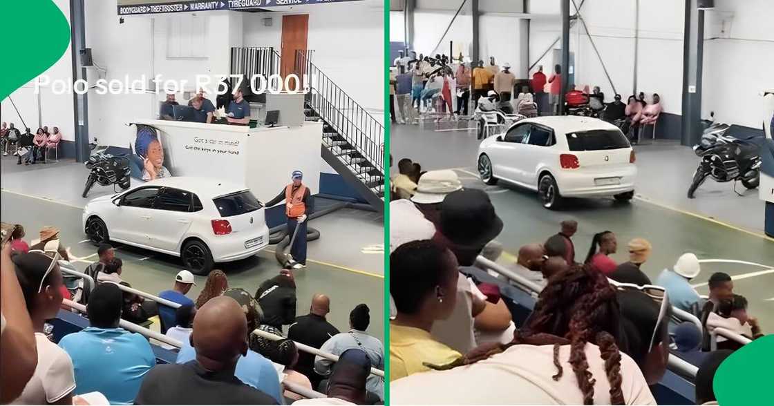 A motorist bought a Volkswagen Polo at an auction for R37,000.