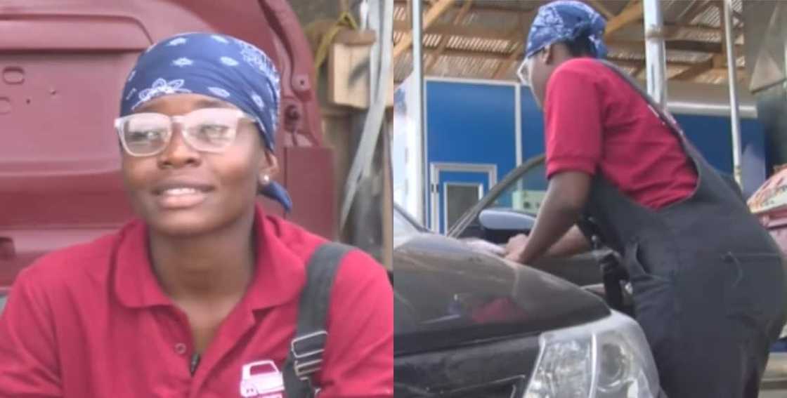 Nayla Ologo, SHS, Graduate, Car detailing