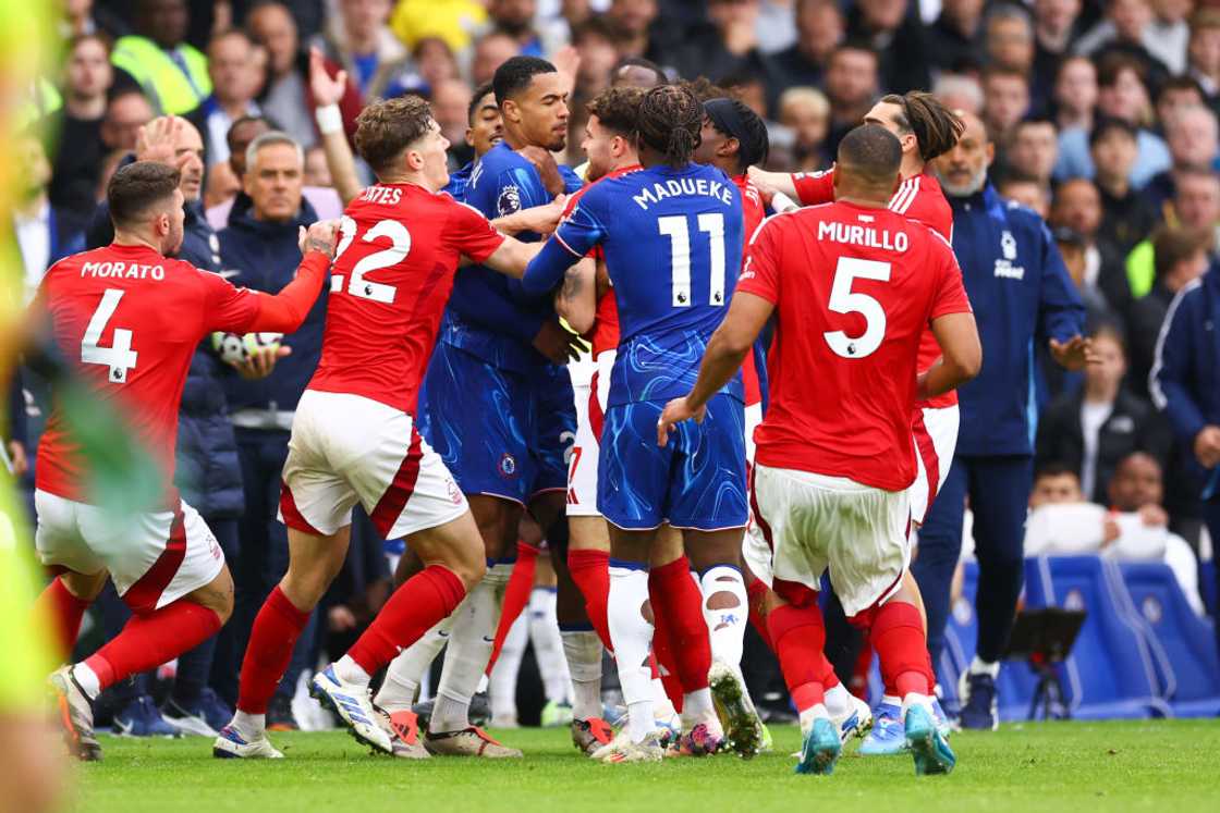 Chelsea vs Nottingham Forest, Marc Cucurella, Enzo Maresca Chelsea vs Nottingham Forest, Marc Cucurella, Enzo Maresca