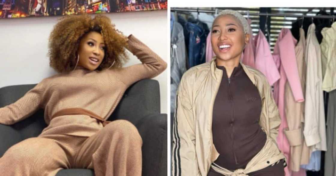 Enhle Mbali claims there are stalkers threatening to leak her compromising pictures Enhle Mbali claims there are stalkers threatening to leak her compromising pictures