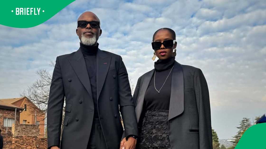 Thapelo Mokoena's wife slammed for wearing see-through skirt Thapelo Mokoena's wife slammed for wearing see-through skirt