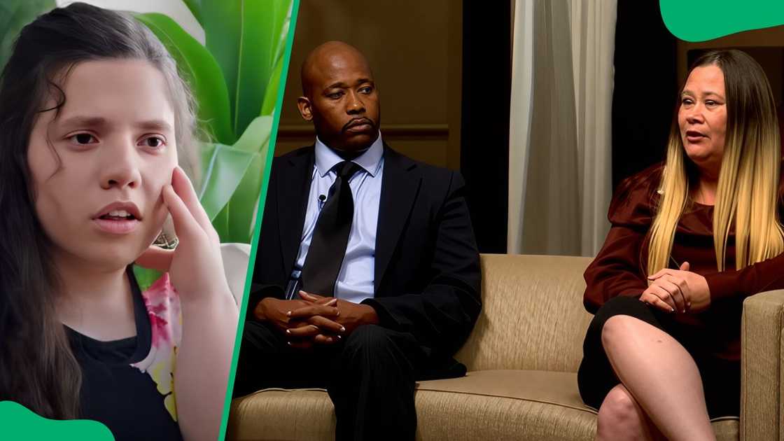 Mans and Cynthia Mary Renee, during a 2019 interview with Dr. Phil Mans and Cynthia Mary Renee, during a 2019 interview with Dr. Phil