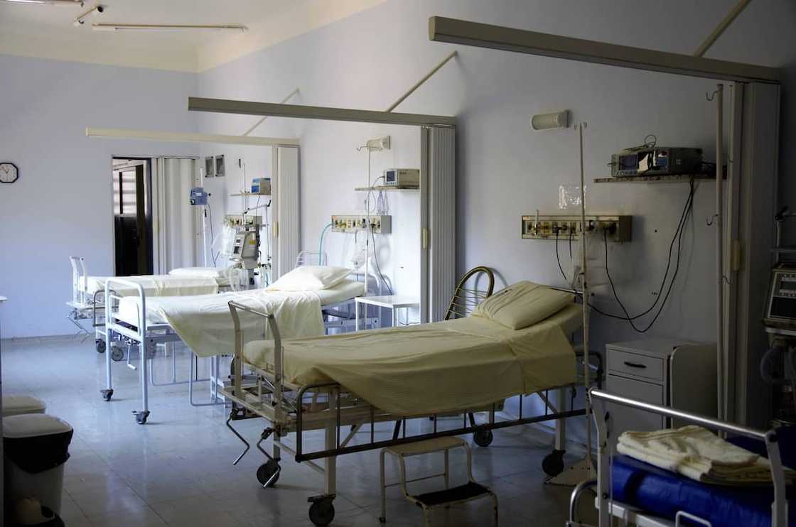 A hospital set up room