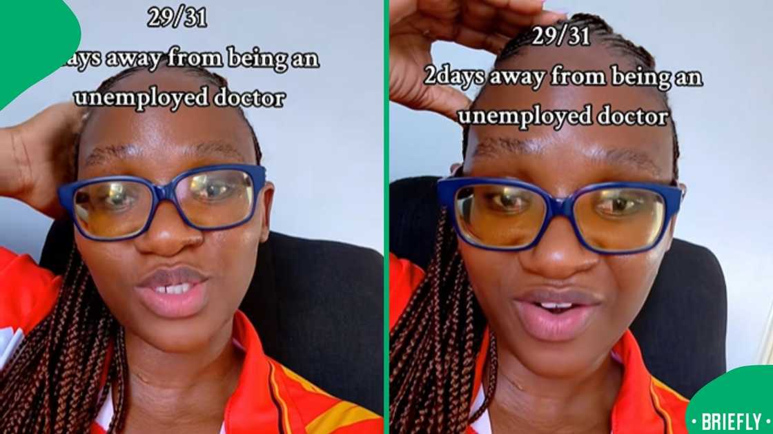 The visual on the left showed Nazo discussing being unemployed