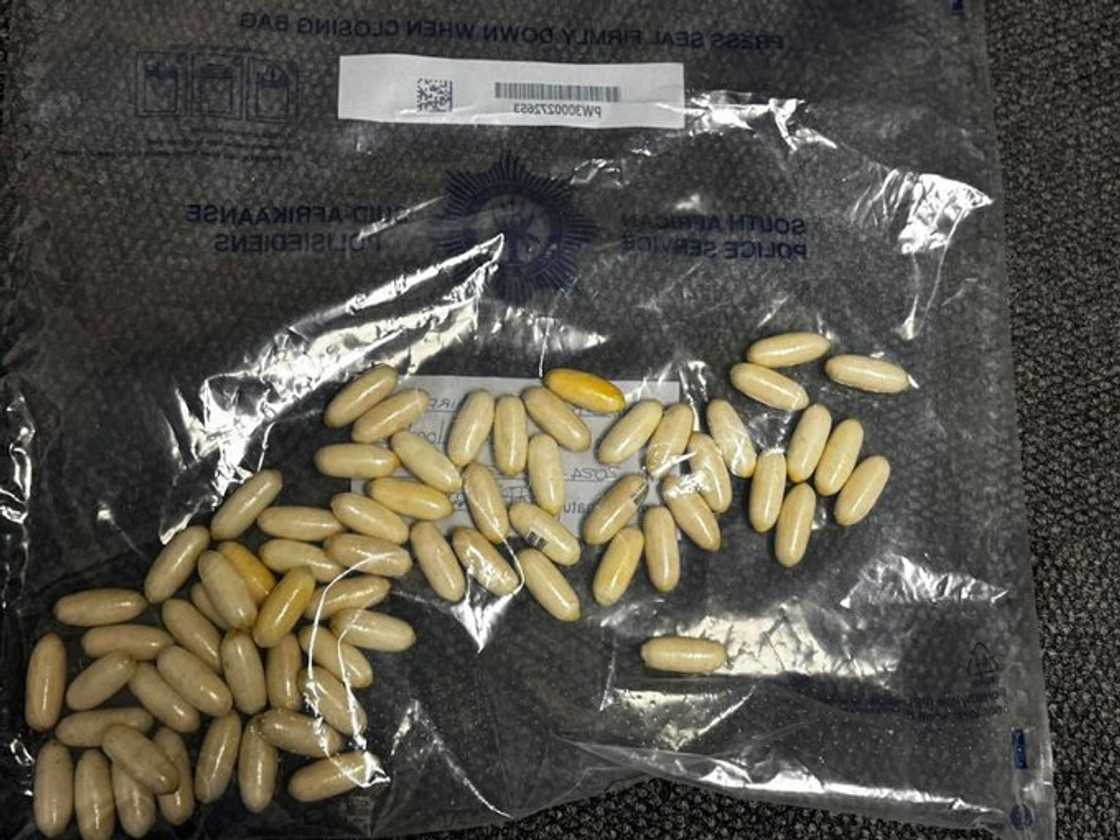 The woman swallowed several drug pellets