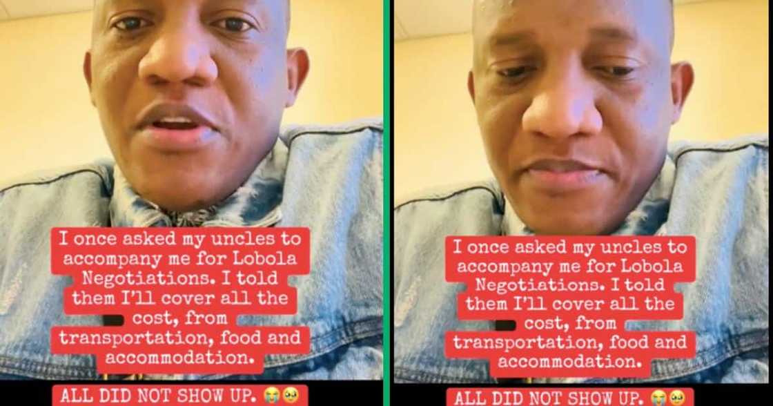 A man's family left him hanging during lobola negotiations A man's family left him hanging during lobola negotiations