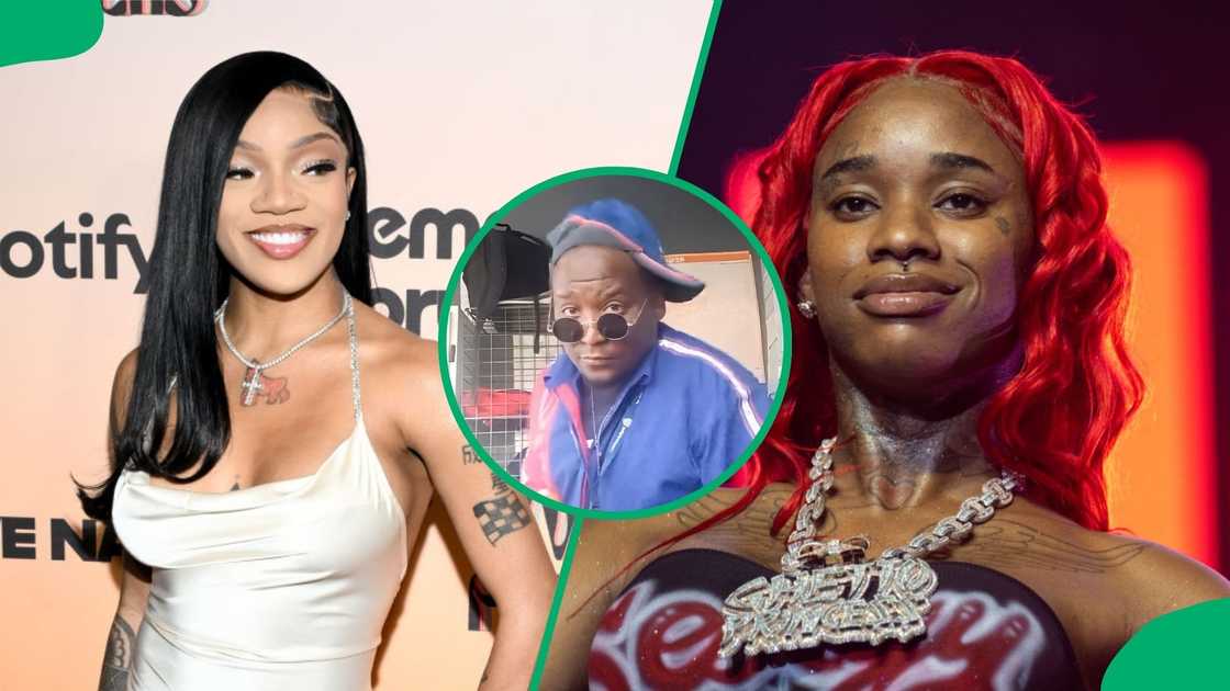 A petrol attendant danced to a song by GloRilla and Sexyy Red. A petrol attendant danced to a song by GloRilla and Sexyy Red.