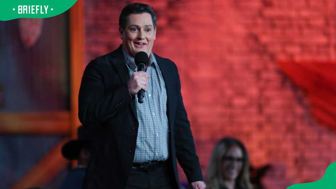 Joe Machi during Gutfeld! live session at Gilley's Dallas in 2022