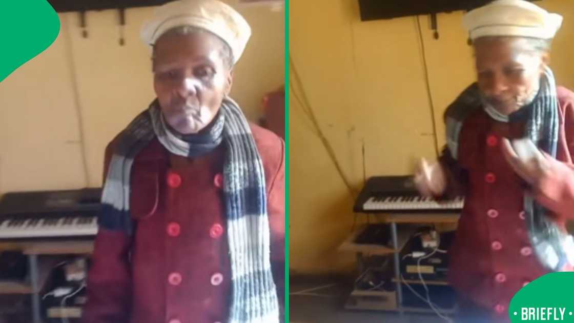 Gogo Sgebengu surprised TikTok with her vibrant and comical entry into the gumba challenge, winning over viewers Gogo Sgebengu surprised TikTok with her vibrant and comical entry into the gumba challenge, winning over viewers